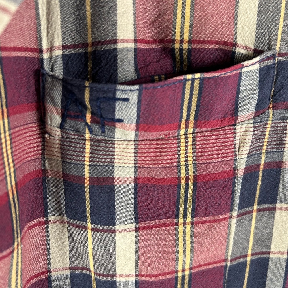 Ezra Fitch Plaid Sport Coat in Red, Yellow, and Black - Picture 4 of 10
